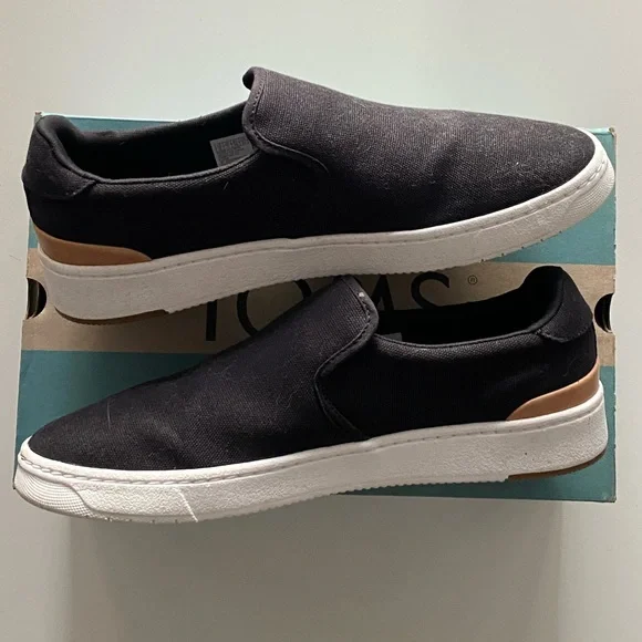 Toms | Shoes | Nwt Toms Travel Lite 2 Black Canvas Slipon  display picture 3